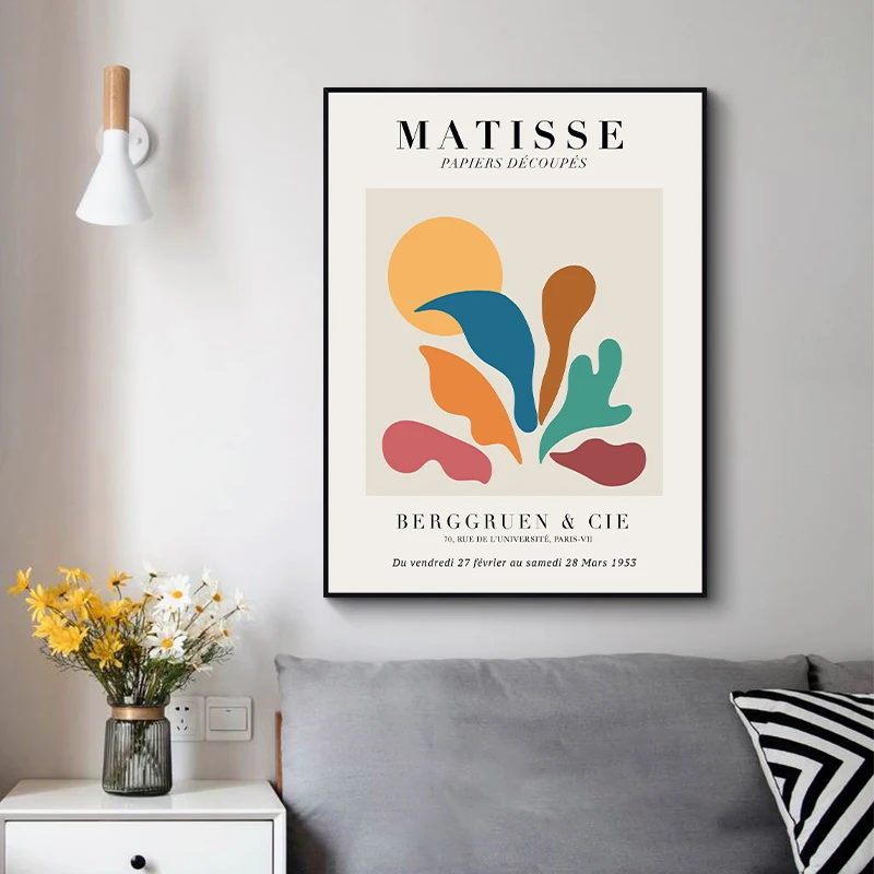 Vintage Collectible Posters - Peinture sur toile Vintage Henri Matisse,