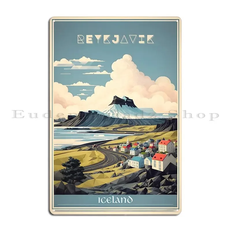 Reykjavik S Vintage Beauty A,  - Vintage Collectible Posters avis et prix