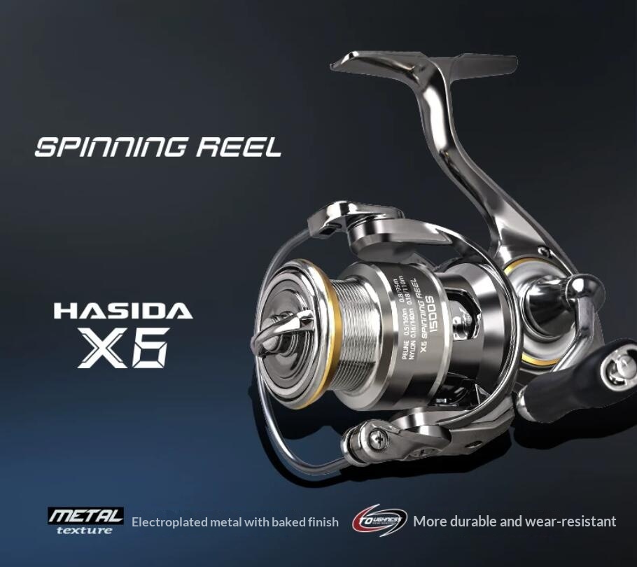Moulinet de pêche Hasida X6, b - Developing Tank Reel avis et prix