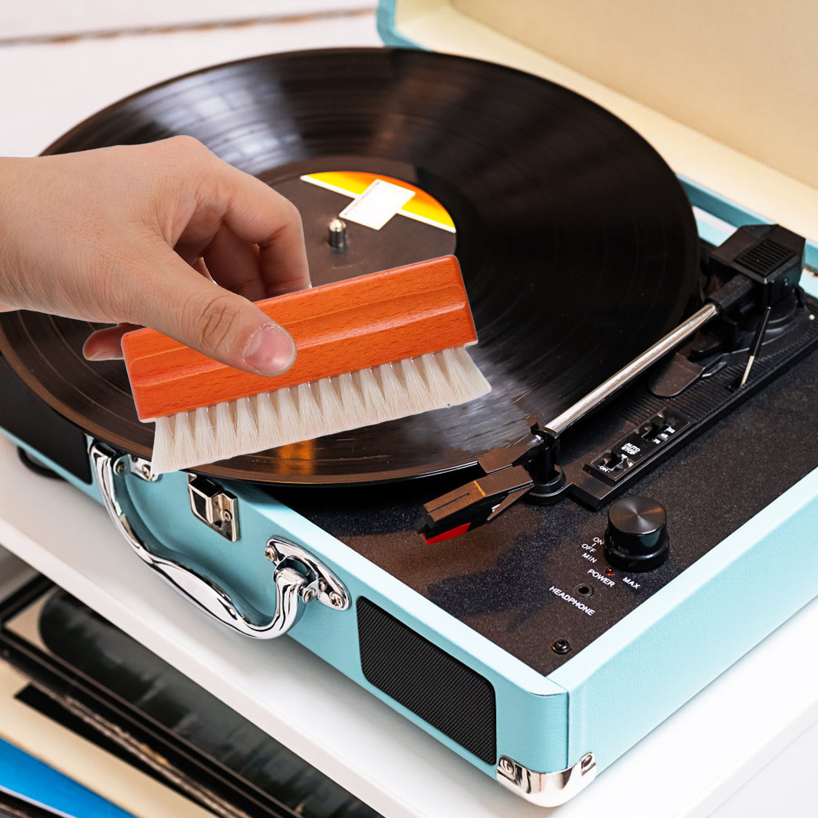 Kit de 2 brosses de nettoyage  - Vinyl Record Cleaner avis et prix