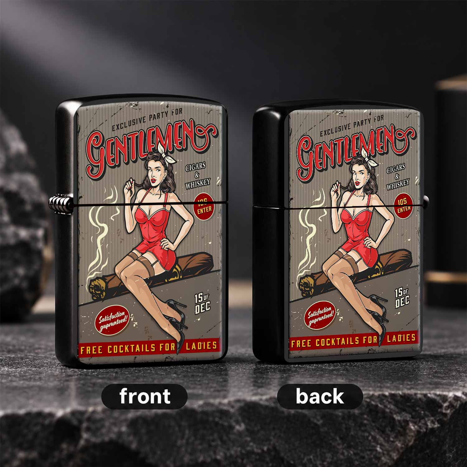 Briquet vintage pour hommes, a - Vintage Collectible Posters avis et prix